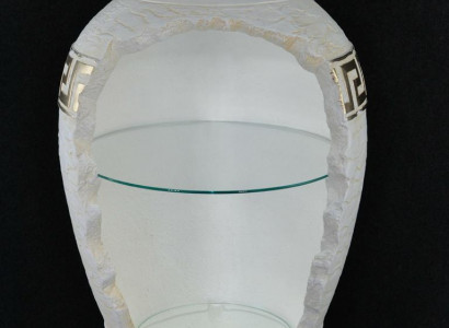 Vitrine Bar Regal Glas Bodenfase Schrank Vitrinen Statue Bad Wohnzimmer Figuren